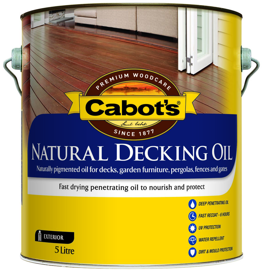 Cabot's Natural Decking Oil Clear Decking Oil NZ