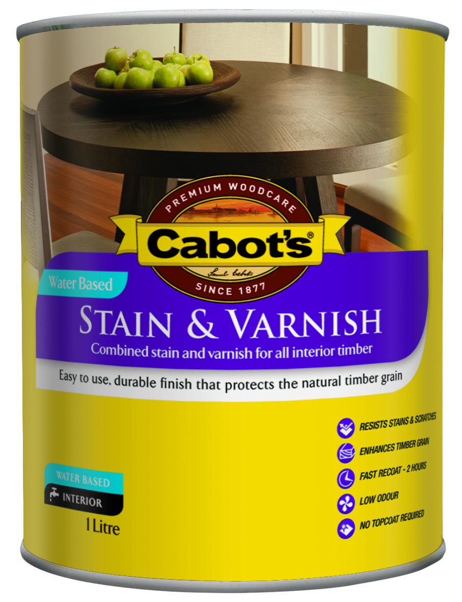 Stain & Varnish Water Based Interior Timber Cabot's NZ