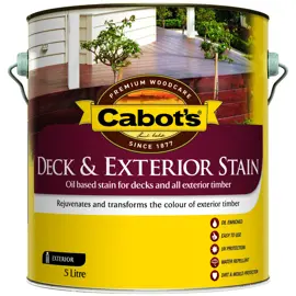 An oil-based deck stain